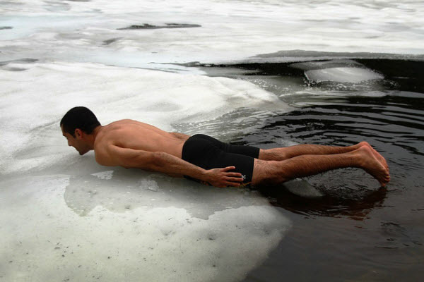 Planking on a Frozen Lake